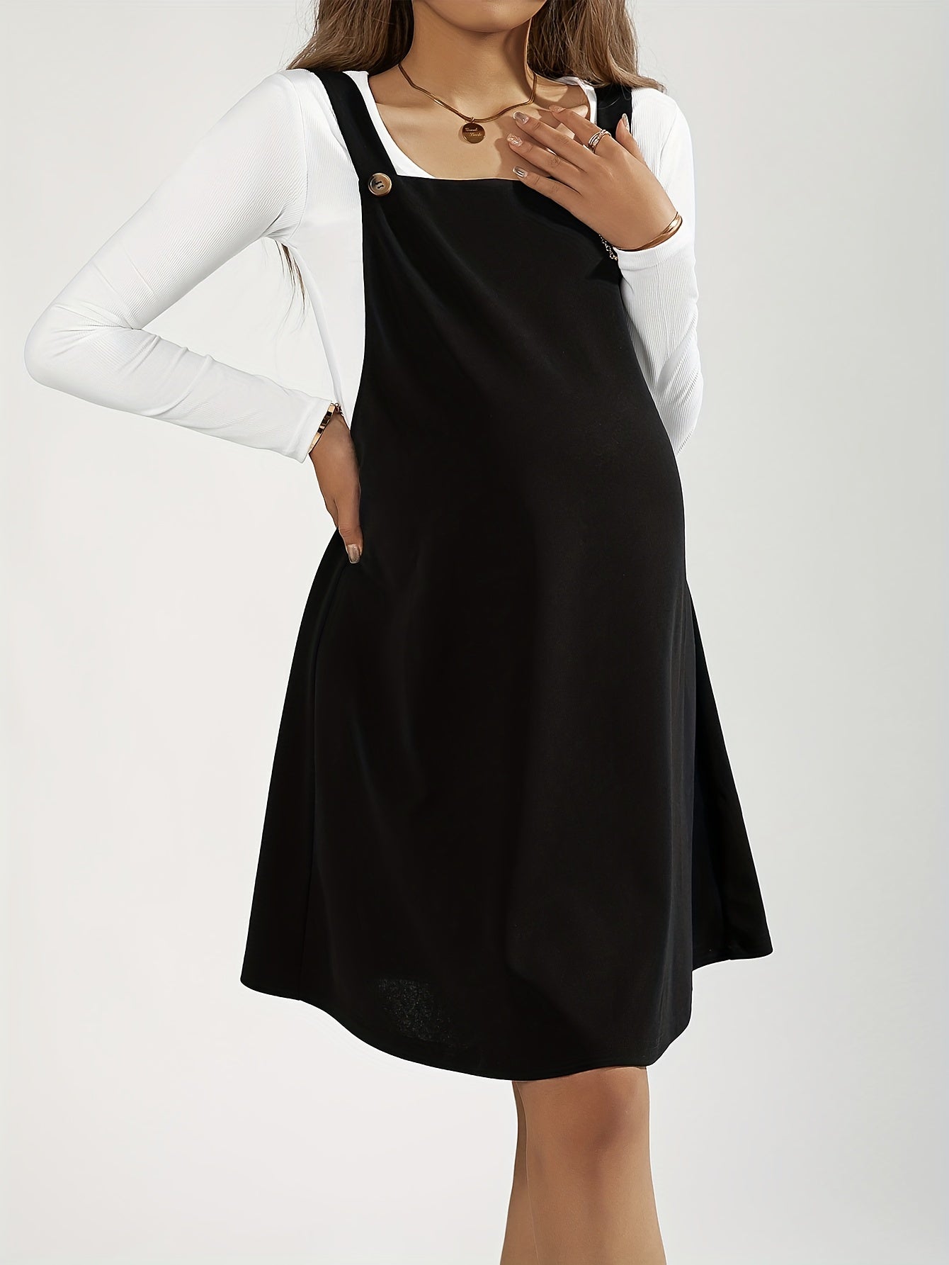 Backed Pregnant Women's Dress YY192