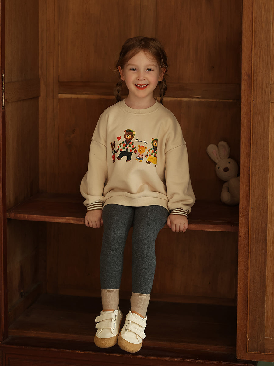 Girls' Autumn New Leggings Outer Wear Western Style Kindergarten Baby Spring And Autumn Base Pants Trousers