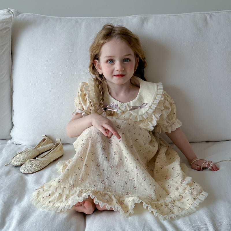 Summer New Girls Sweet Floral Dress