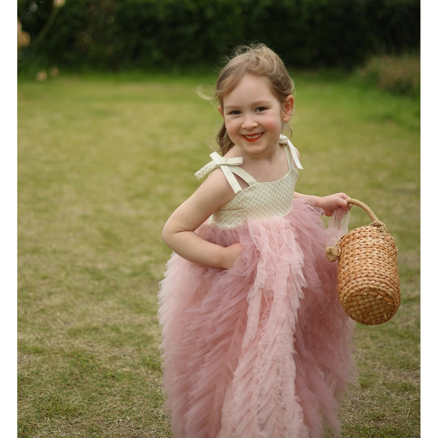 Summer New Suspender Baby Girl Puffy Gauze Princess Dress