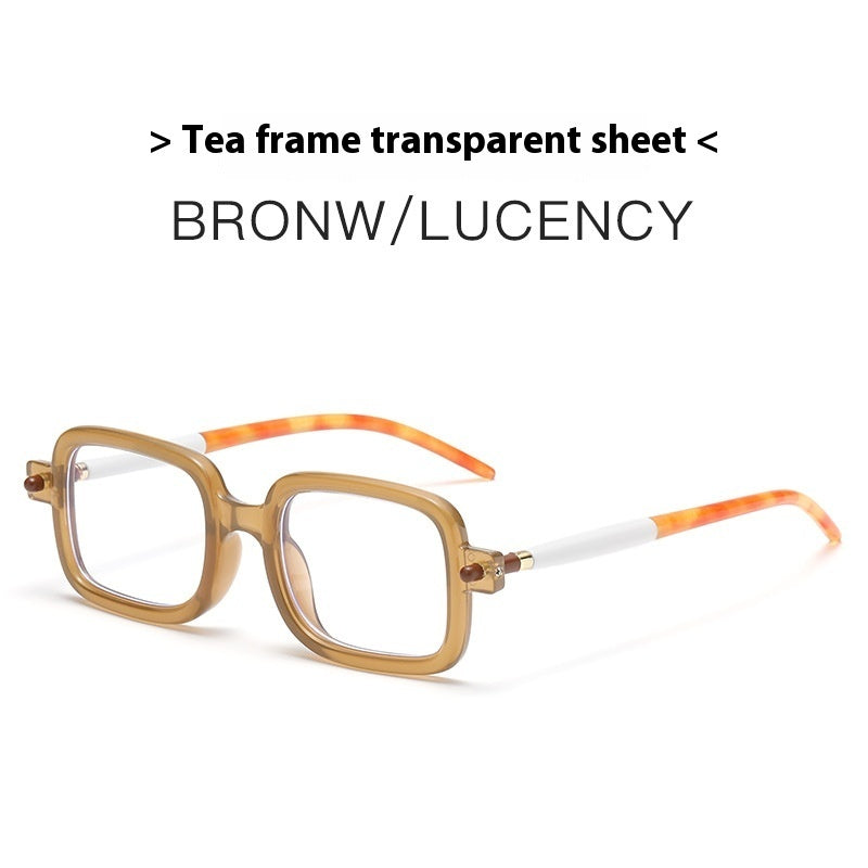 Retro Artistic Square Sunglasses Women