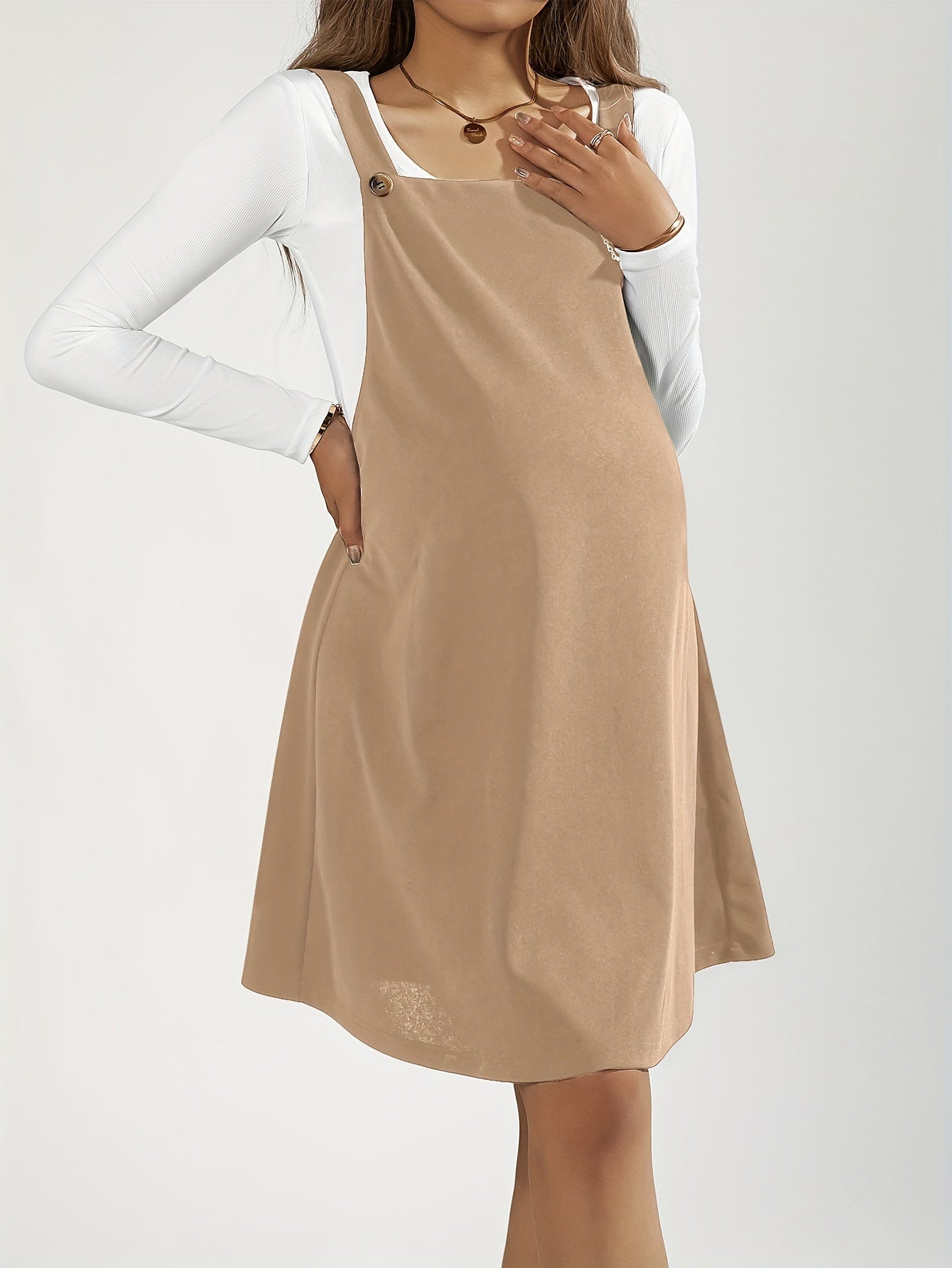 Backed Pregnant Women's Dress YY192