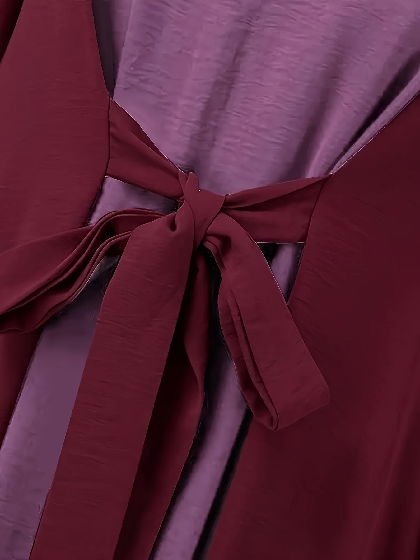 [Elegant Dress] Elegant Women's Dress - Maroon & Gray Color Block, Long Sleeveless Maxi with Tie-Waist Detail | Stylish Maxi Dress | Flowing Gown, Perfect for Spring/Summer/Fall, Cultural Wear