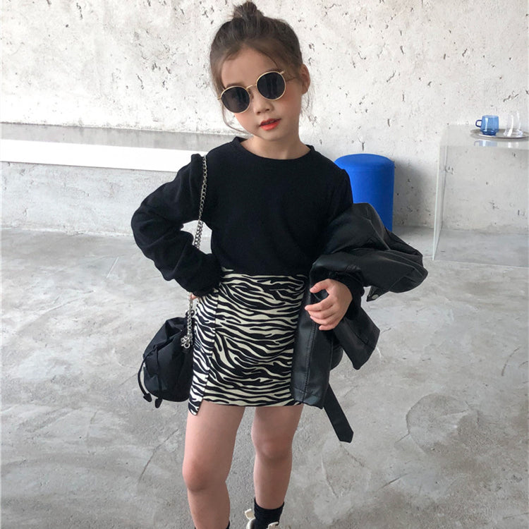 Children's Dress Foreign Style Bag Fashion Zebra Girl Baby Skirt