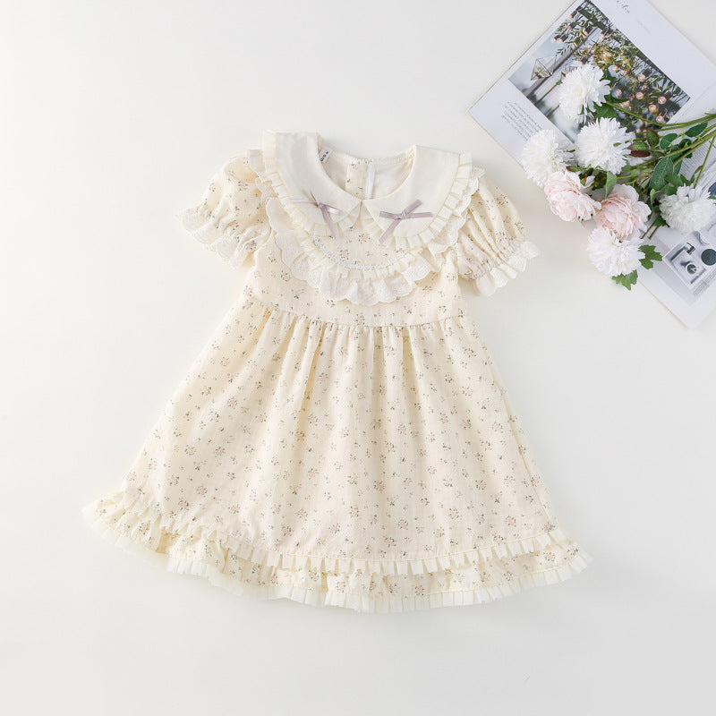 Summer New Girls Sweet Floral Dress