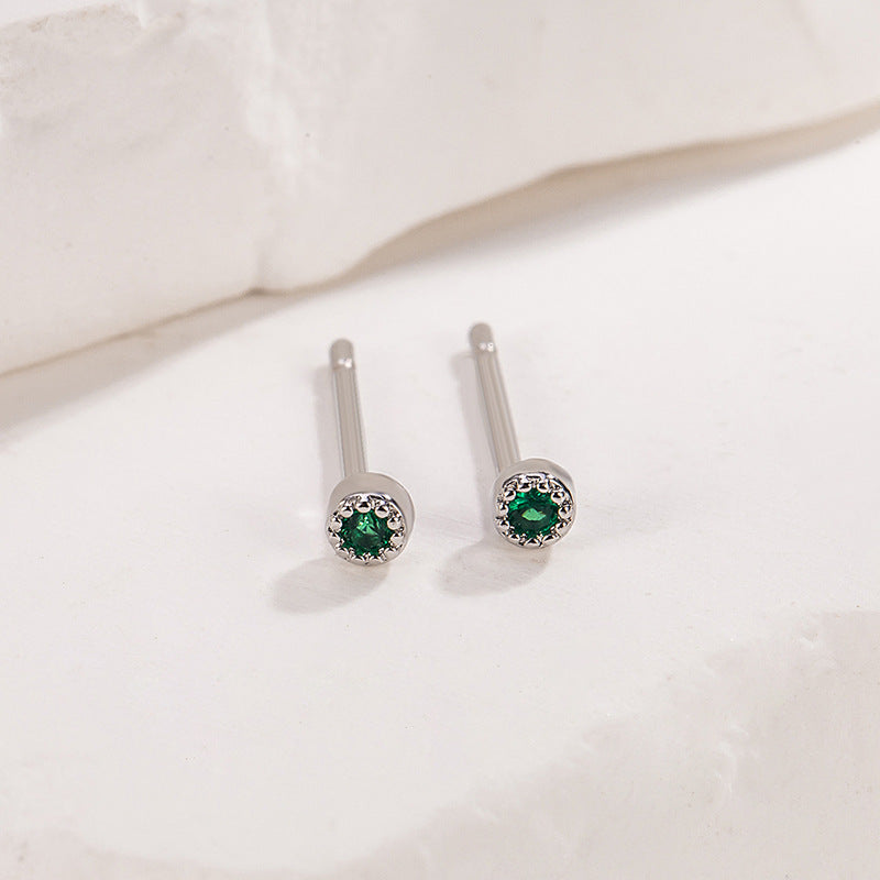 Mini Small Round Earrings For Women