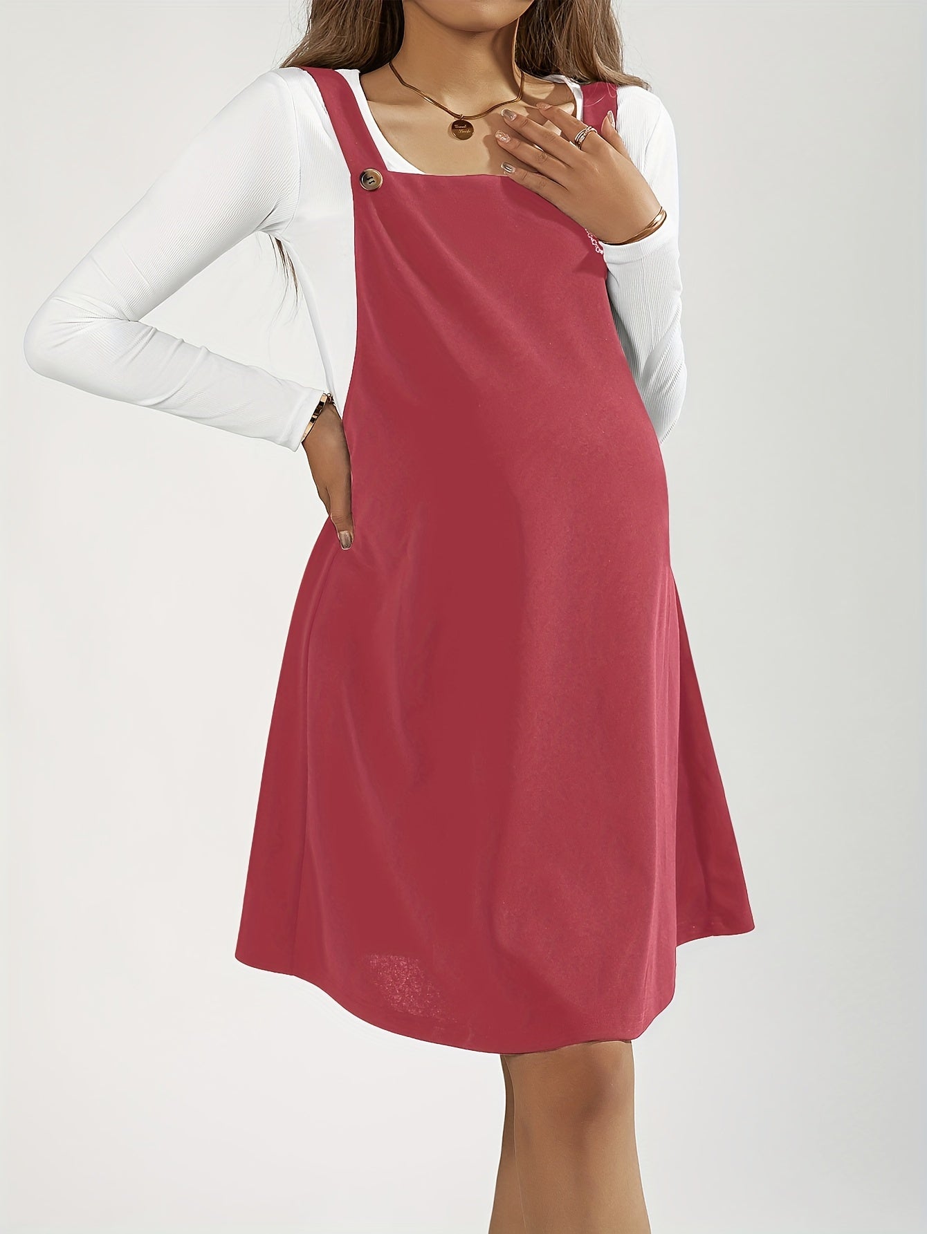 Backed Pregnant Women's Dress YY192