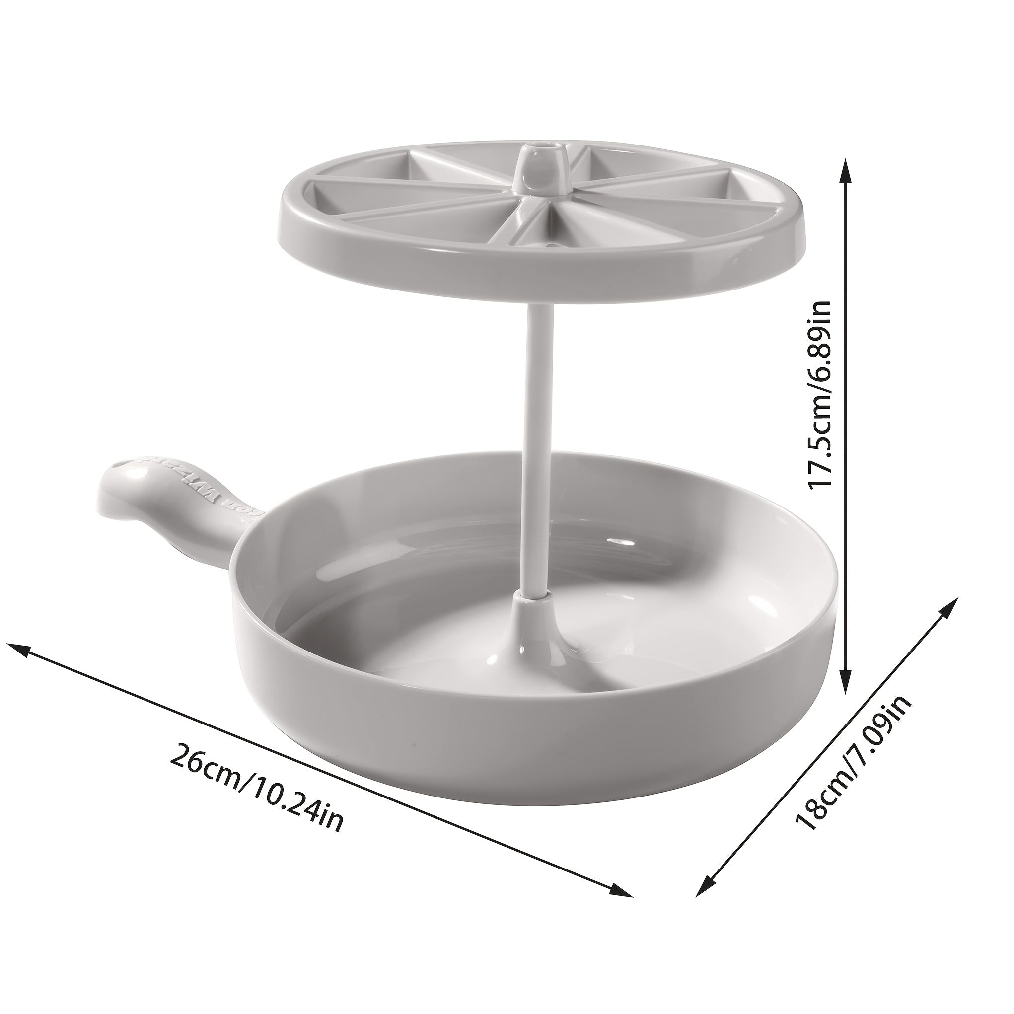 [Healthy Bacon Cooker] Non-Electric Microwave Bacon Cooker, Polypropylene (PP) Material, Food Contact Safe, with Grease Catcher for Healthier Cooking, Quick Meal Prep, Durable Kitchen Item, Circular Bacon Cooker