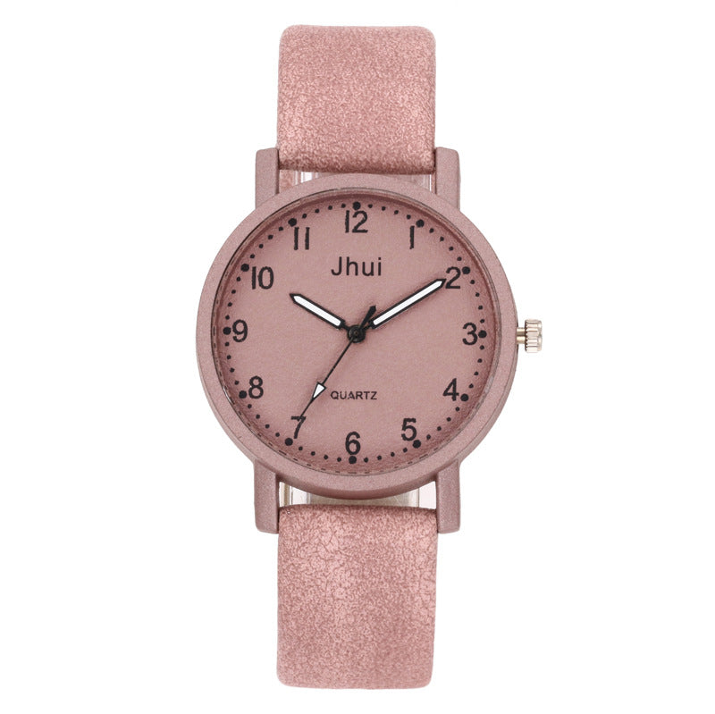 Frosted high quality couple watch