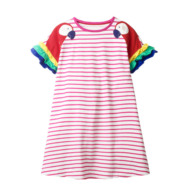 Summer Fashion Personalized Print Girls Dress