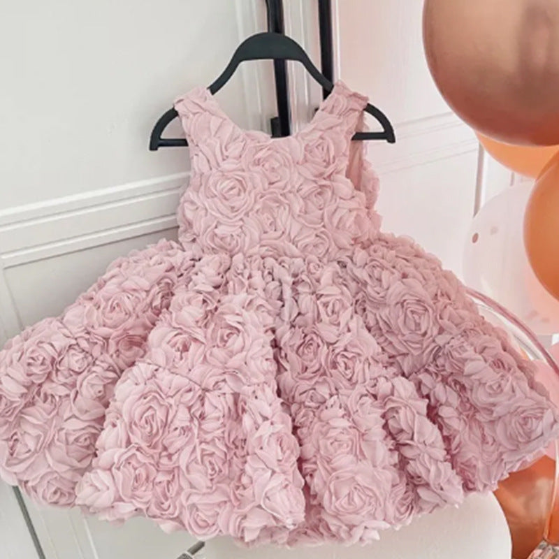 One Year Old Celebration Dress Baby Girl Birthday Princess Dress