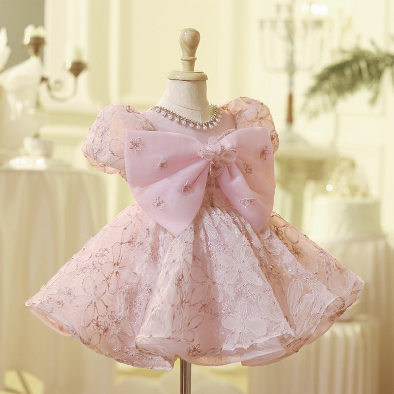 Baby Girl Princess Dress Piano Playing Dinner Suit