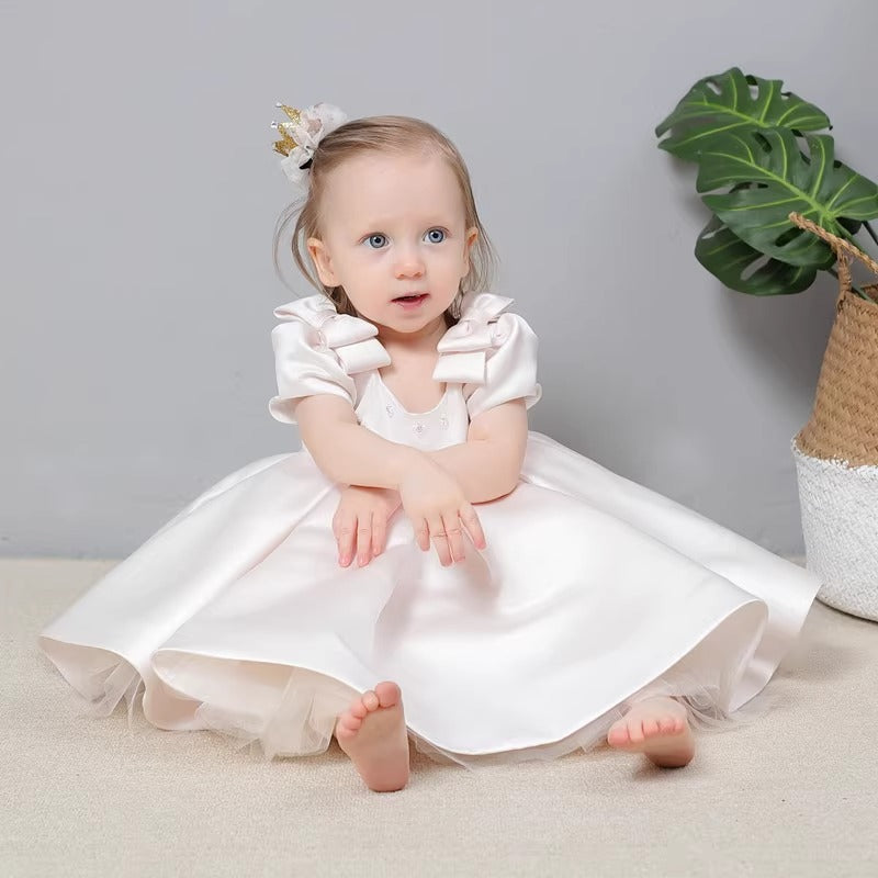 Baby Full-year Birthday Party Baby Puffy Gauze Princess Dress