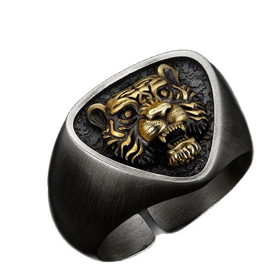 3D Zodiac Sign Ring For Men's Birth Year Original Design