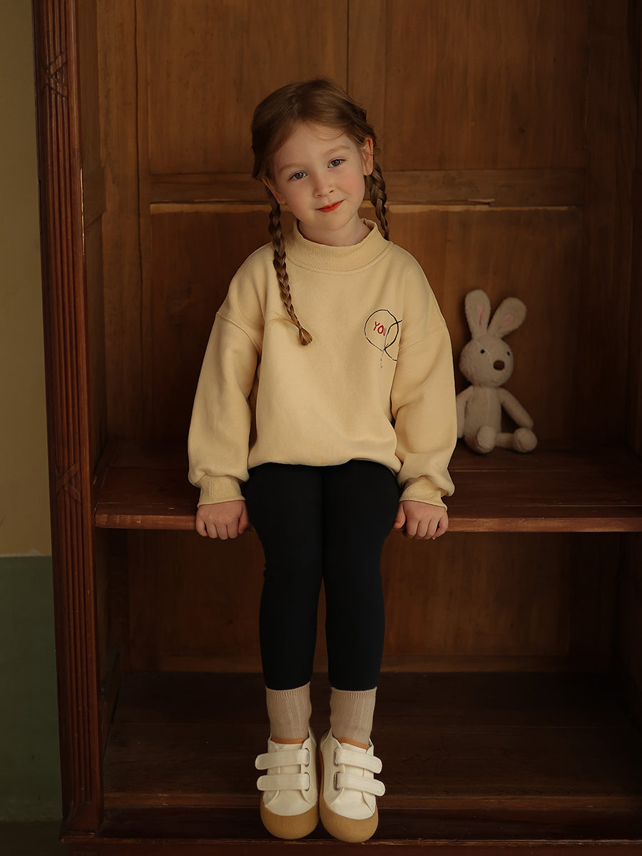 Girls' Autumn New Leggings Outer Wear Western Style Kindergarten Baby Spring And Autumn Base Pants Trousers