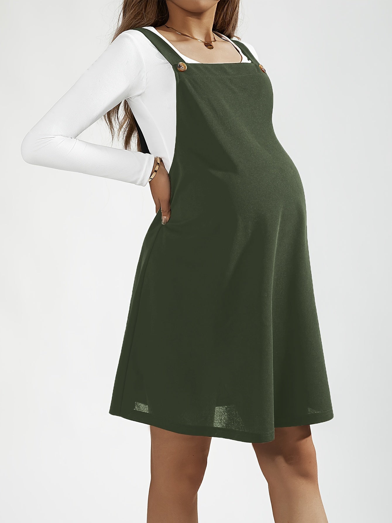 Backed Pregnant Women's Dress YY192