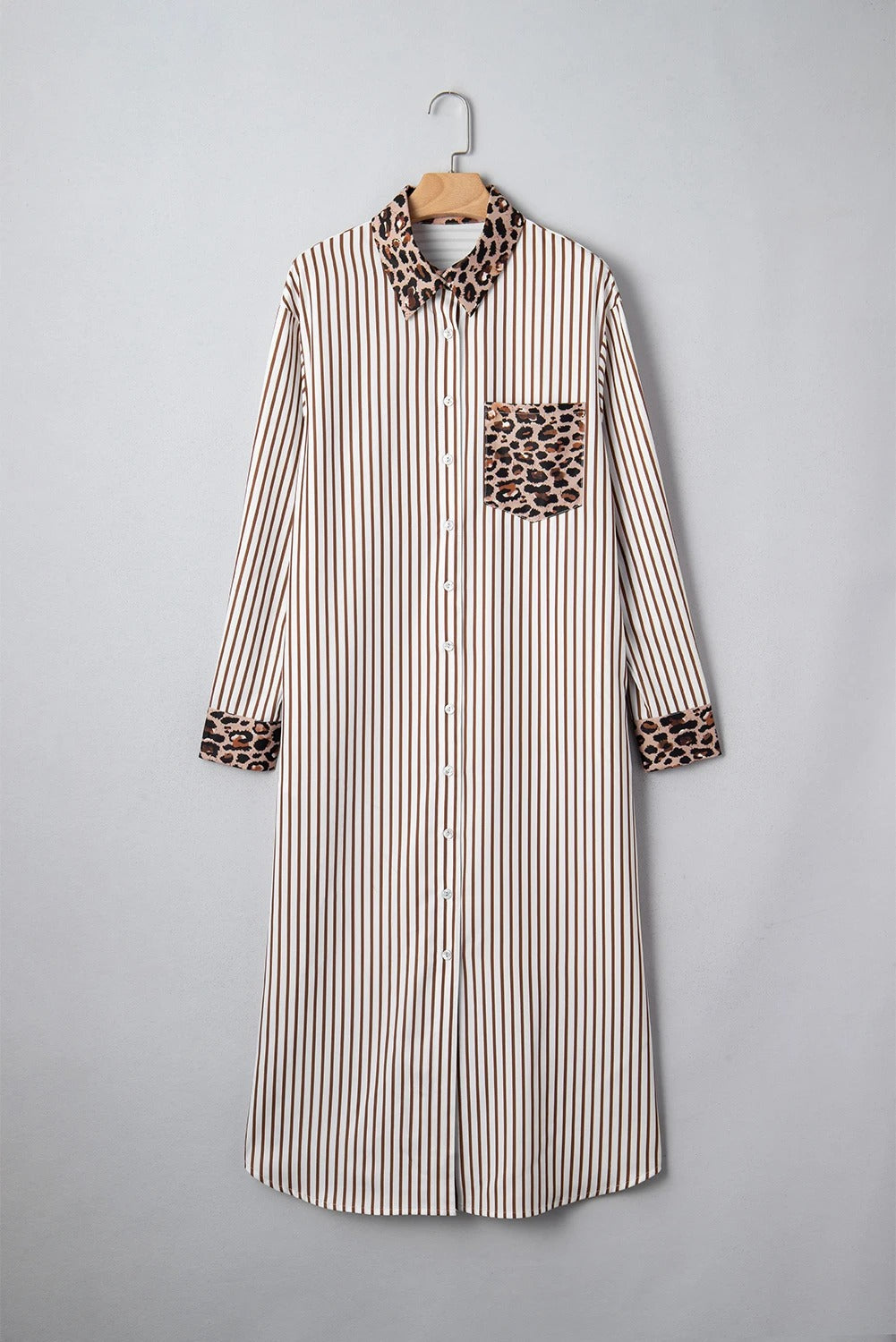 Women's Casual Loose Striped Printed Dress