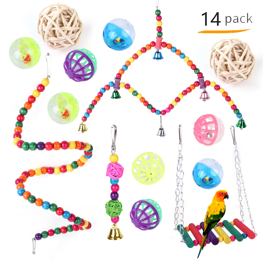 Fashion Personalized New Pet Birds Toys Suit