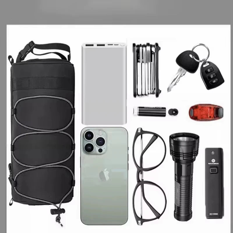 Bike Front Bag Bicycle Bag Storage Outside Multifunction Riding Bag Mountain Bike Front Bag Bicycle Accessories