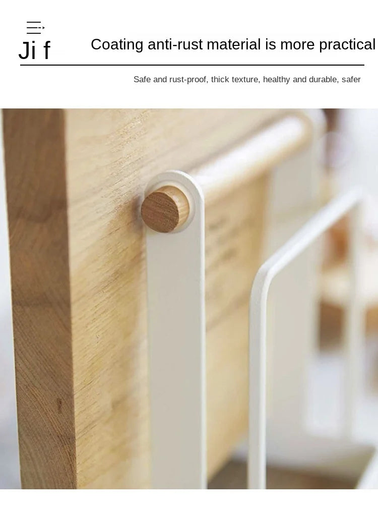 Kitchen Organizer, Punch - free, Multifunction, Cutting Board Holder Rack, Kitchen Storage, Rag Dish Rack Holder Shelf, Home