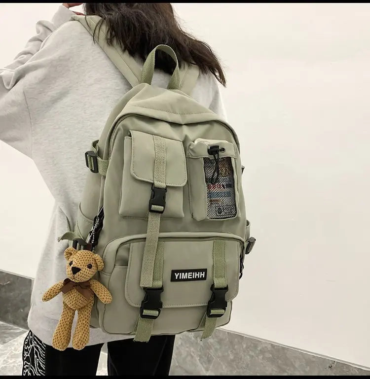 Multifunctional Teenager Laptop Backpack Women Cool Canvas School Bag High Quality Student Backpacks Boy Girl Fashion Schoolbag
