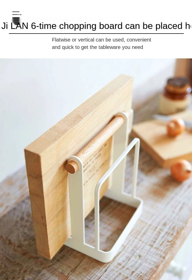 Kitchen Organizer, Punch - free, Multifunction, Cutting Board Holder Rack, Kitchen Storage, Rag Dish Rack Holder Shelf, Home