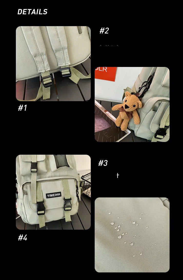 Multifunctional Teenager Laptop Backpack Women Cool Canvas School Bag High Quality Student Backpacks Boy Girl Fashion Schoolbag