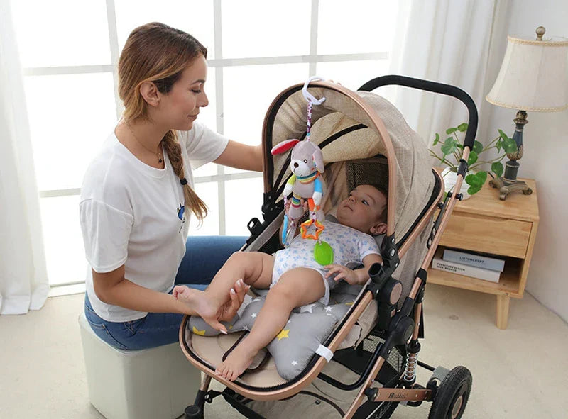 Newborn Baby Plush Stroller Toys Baby Rattles Mobiles Cartoon Animal Hanging Bell Educational Baby Toys 0-12 Months Speelgoed