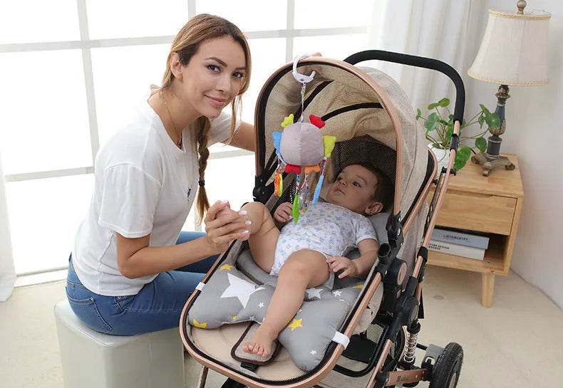 Newborn Baby Plush Stroller Toys Baby Rattles Mobiles Cartoon Animal Hanging Bell Educational Baby Toys 0-12 Months Speelgoed
