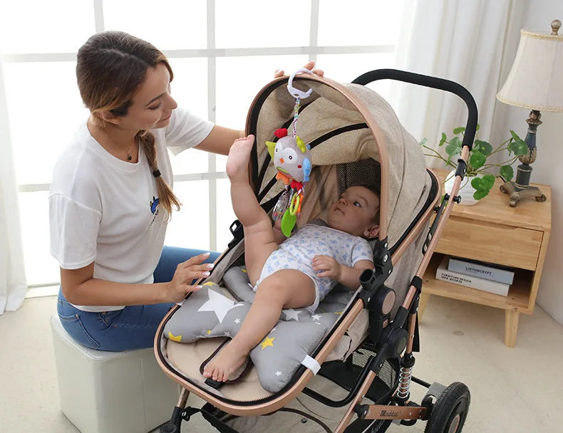 Newborn Baby Plush Stroller Toys Baby Rattles Mobiles Cartoon Animal Hanging Bell Educational Baby Toys 0-12 Months Speelgoed