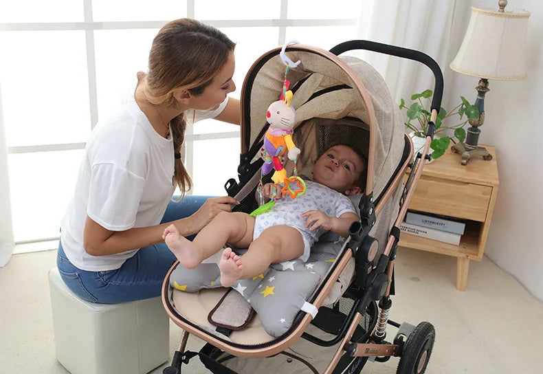 Newborn Baby Plush Stroller Toys Baby Rattles Mobiles Cartoon Animal Hanging Bell Educational Baby Toys 0-12 Months Speelgoed