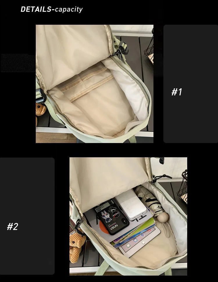 Multifunctional Teenager Laptop Backpack Women Cool Canvas School Bag High Quality Student Backpacks Boy Girl Fashion Schoolbag