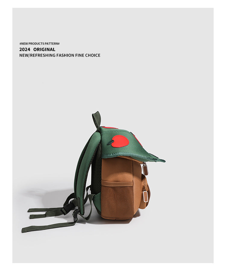 Children Cute Backpack Boys Girls Mushroom Style Schoolbag Kindergarten Preschool Baby Bag Kids Casual Soft Shoulders Pack
