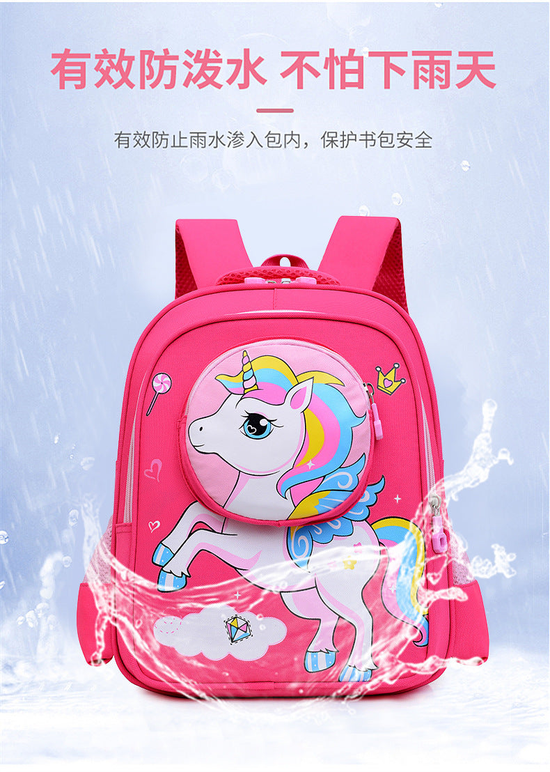 2024 New Sanrio Kuromi Cute Student School Bag Cartoon 3d Stereo Kindergarten Backpack Children's Travel Bag Gift