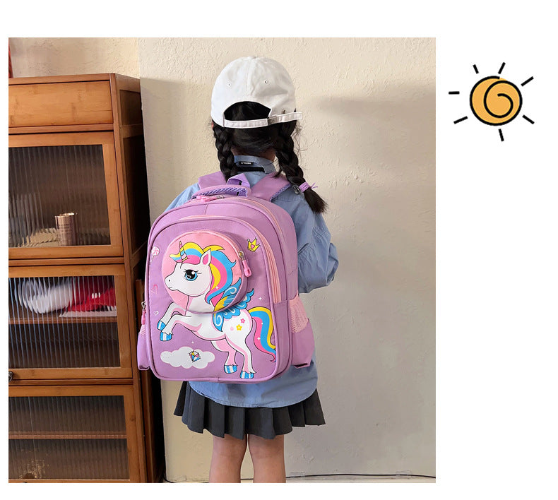 2024 New Sanrio Kuromi Cute Student School Bag Cartoon 3d Stereo Kindergarten Backpack Children's Travel Bag Gift