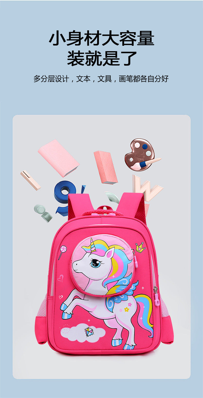 2024 New Sanrio Kuromi Cute Student School Bag Cartoon 3d Stereo Kindergarten Backpack Children's Travel Bag Gift