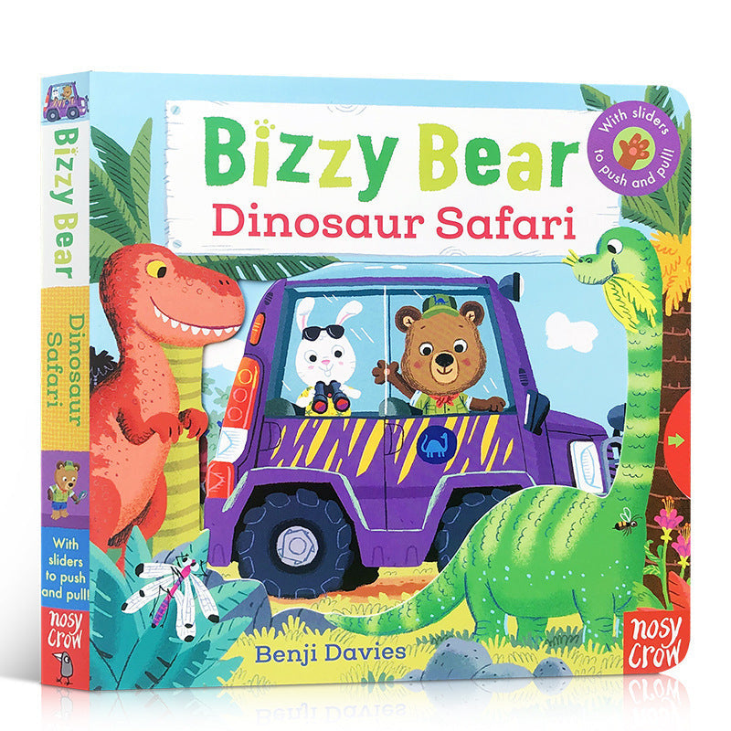 Bizzy Bear Busy Little Bear Picture Book Early Education Sing Along with Me Push-Pull Book Little Bear Is Very Busy