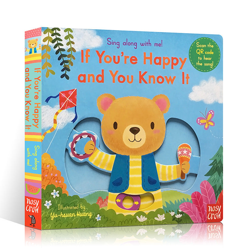 Bizzy Bear Busy Little Bear Picture Book Early Education Sing Along with Me Push-Pull Book Little Bear Is Very Busy