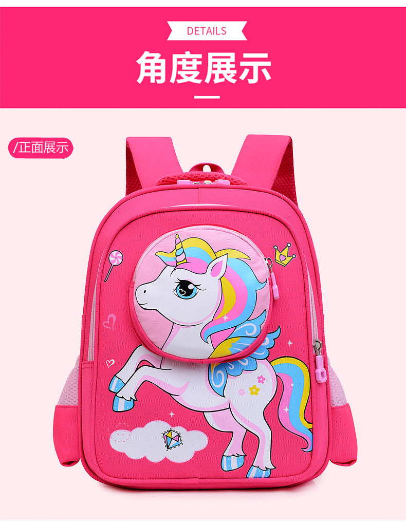2024 New Sanrio Kuromi Cute Student School Bag Cartoon 3d Stereo Kindergarten Backpack Children's Travel Bag Gift