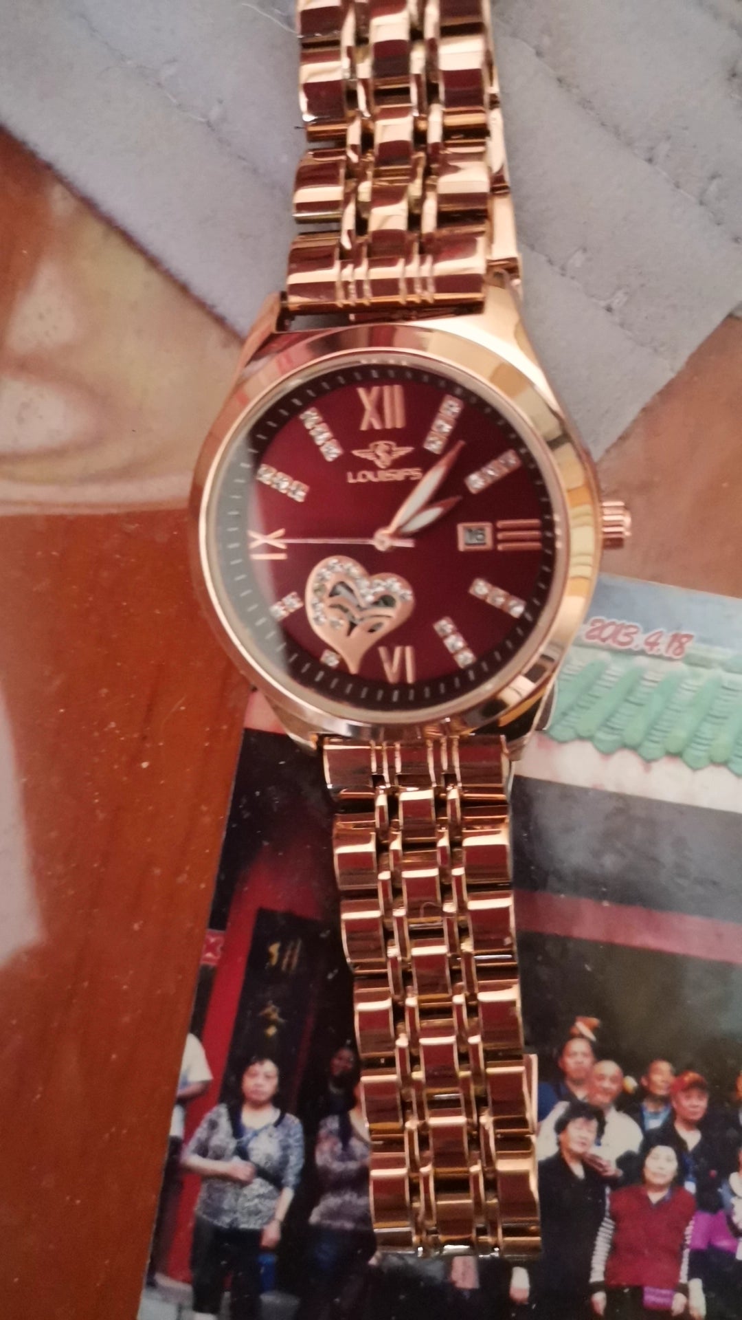Louis Vuitton's new waterproof, luminous, diamond-studded women's watch