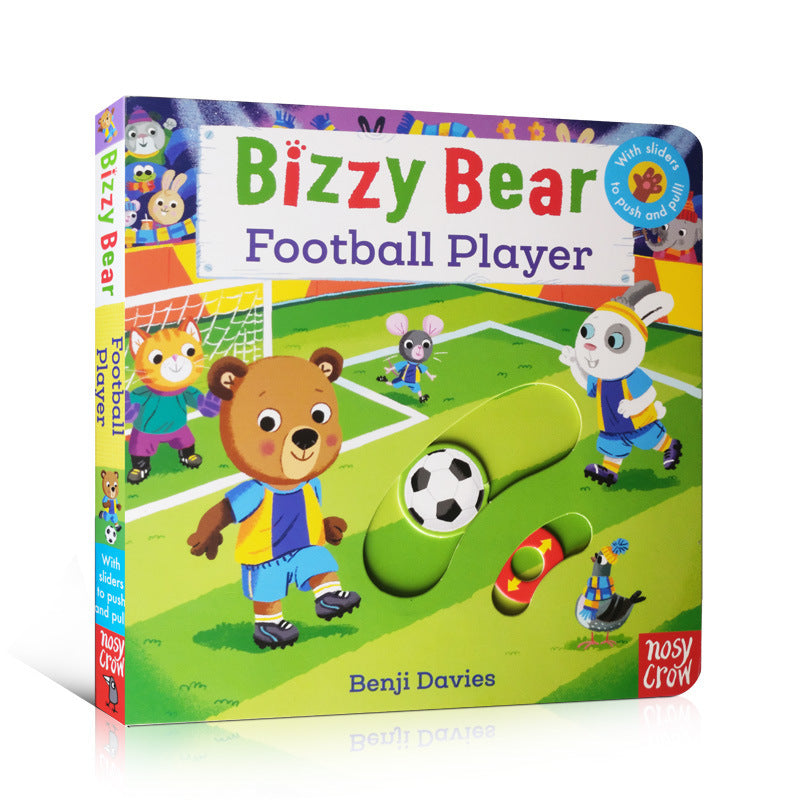 Bizzy Bear Busy Little Bear Picture Book Early Education Sing Along with Me Push-Pull Book Little Bear Is Very Busy