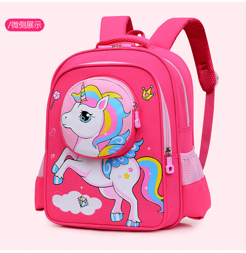 2024 New Sanrio Kuromi Cute Student School Bag Cartoon 3d Stereo Kindergarten Backpack Children's Travel Bag Gift