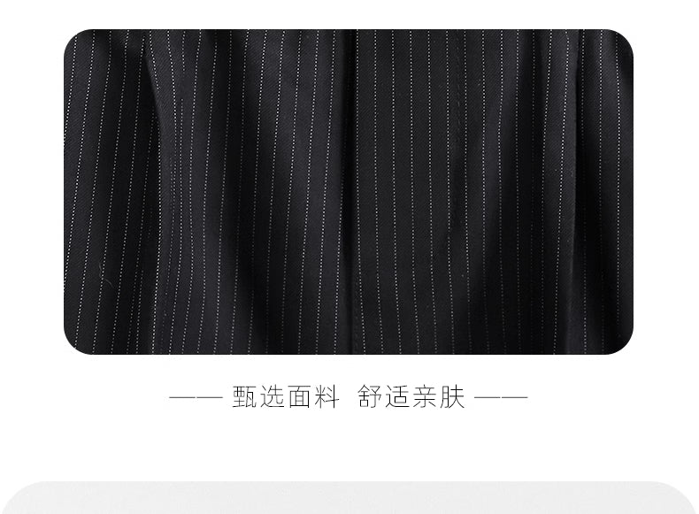 Style Boys' Suit Set, Handsome British Style Boys' Little Suit,(Black suit + trousers + shirt with bow tie + boutonniere)