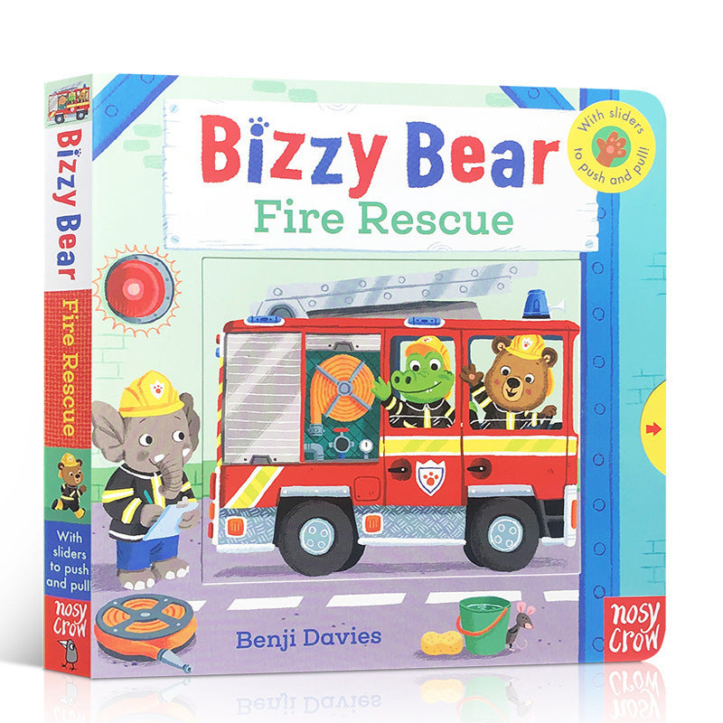 Bizzy Bear Busy Little Bear Picture Book Early Education Sing Along with Me Push-Pull Book Little Bear Is Very Busy
