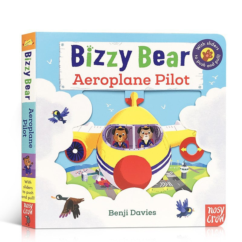 Bizzy Bear Busy Little Bear Picture Book Early Education Sing Along with Me Push-Pull Book Little Bear Is Very Busy