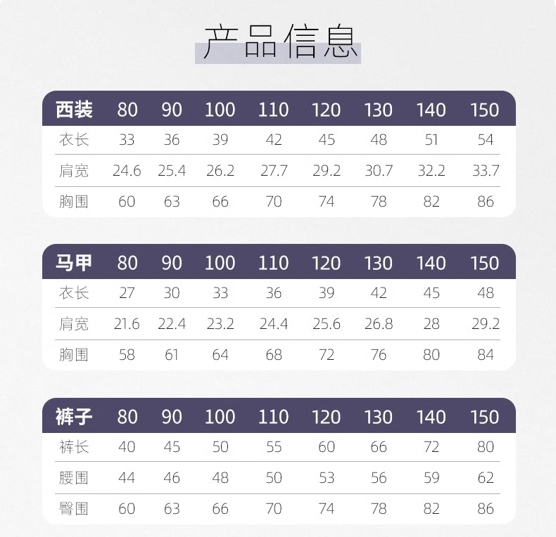 Style Boys' Suit Set, Handsome British Style Boys' Little Suit,(Black suit + trousers + shirt with bow tie + boutonniere)