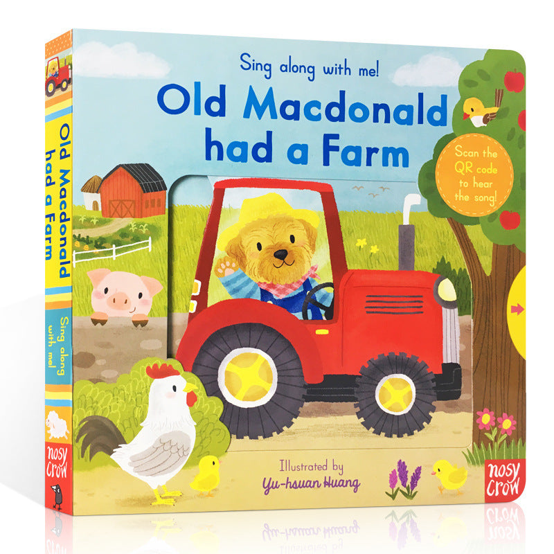 Bizzy Bear Busy Little Bear Picture Book Early Education Sing Along with Me Push-Pull Book Little Bear Is Very Busy