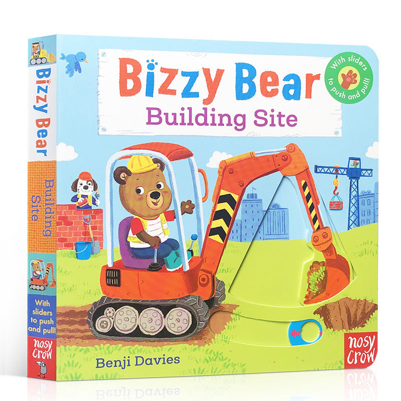 Bizzy Bear Busy Little Bear Picture Book Early Education Sing Along with Me Push-Pull Book Little Bear Is Very Busy
