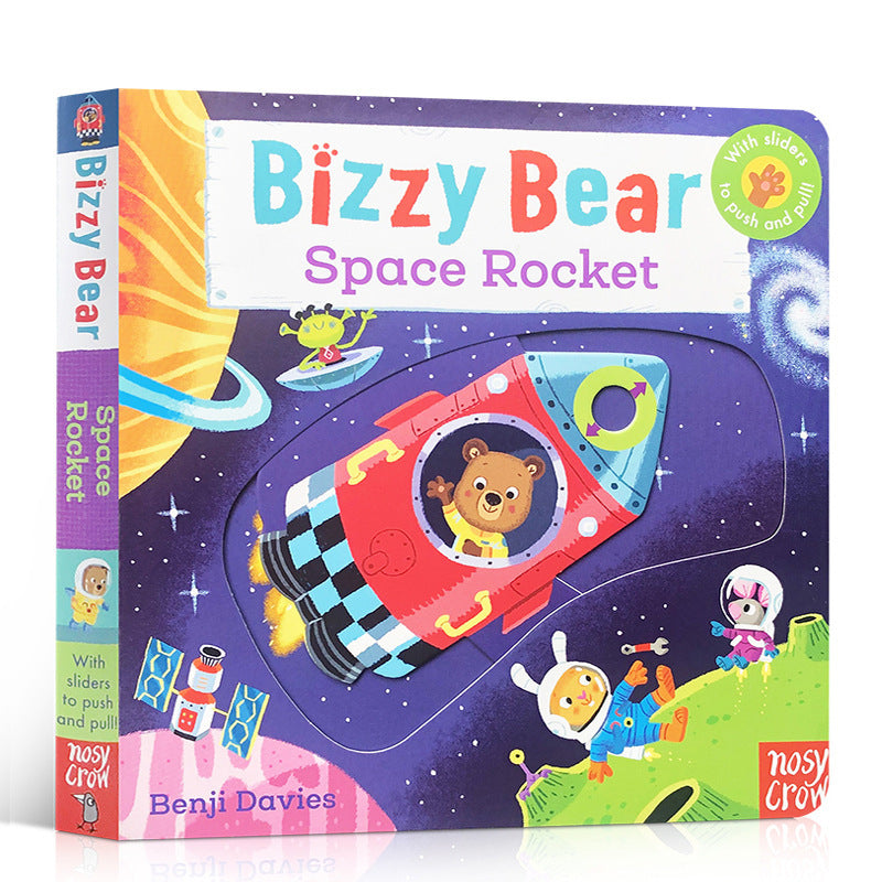 Bizzy Bear Busy Little Bear Picture Book Early Education Sing Along with Me Push-Pull Book Little Bear Is Very Busy