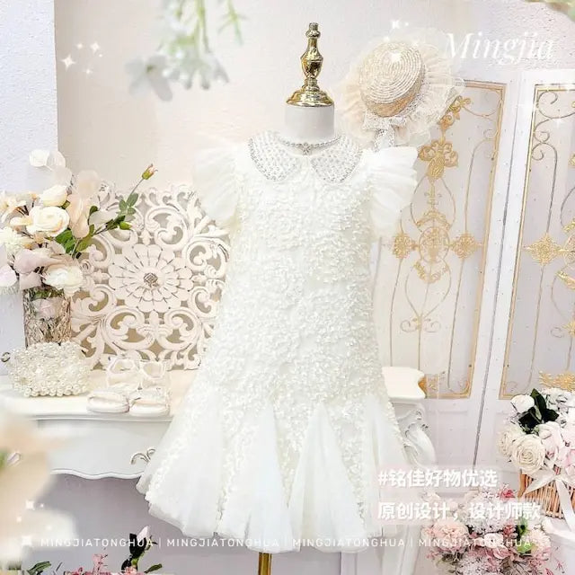 China High Quality Baby Girls Dress for 3-12years(only dress)